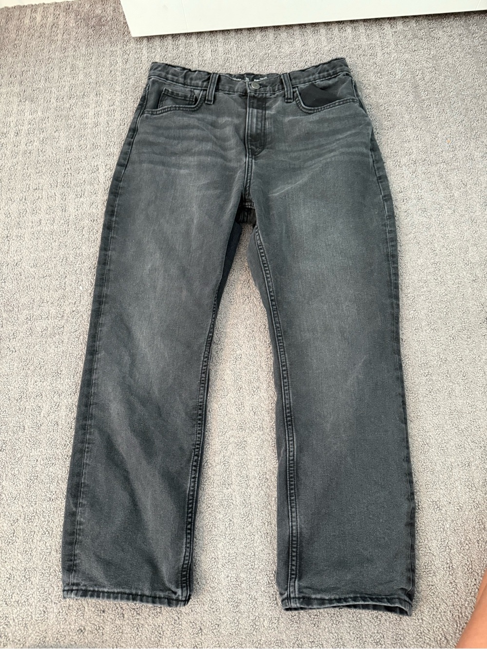 Old Navy Kids Black Straight-Leg Jeans